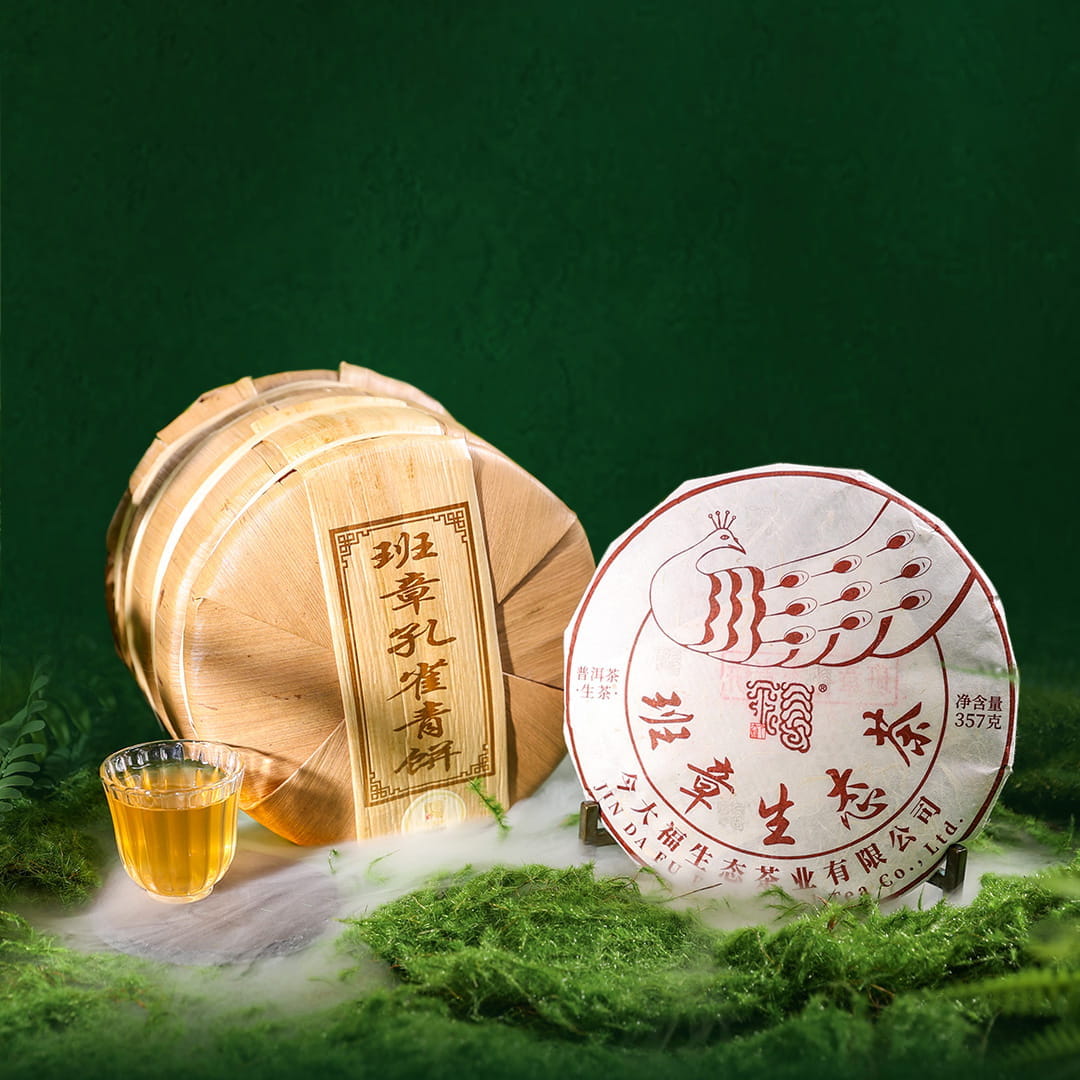今大福2023年班章孔雀青饼（无星孔雀）