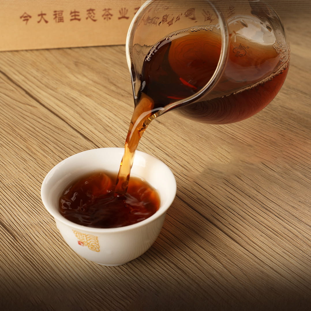 今大福2022年原生态熟茶（布朗大树）